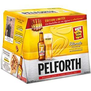 Pack de 12 bières blondes Pelforth - 12x25cl, Leclerc Drive