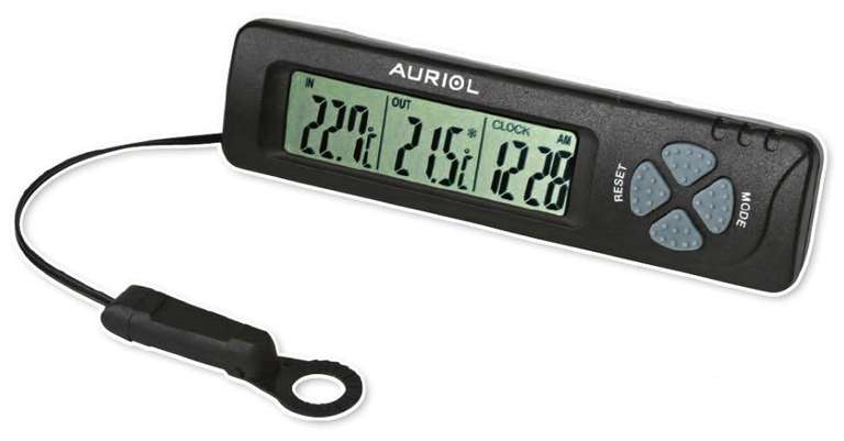 Thermomètre digital + horloge