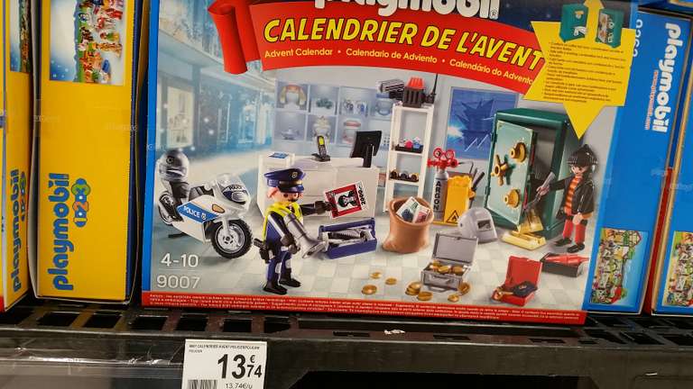 Calendrier de l'Avent Playmobil Policier et cambrioleur - 9007 (Marseille 13)