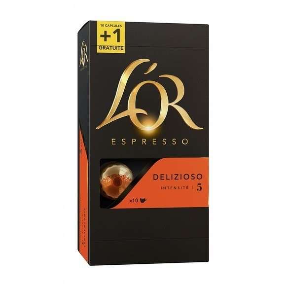 2 Boites de Capsules L'Or Espresso café Delizioso - Intensité 5 - 2x11