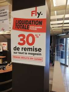 30% de réduction sur tout le magasin - Créteil pompadour (94)