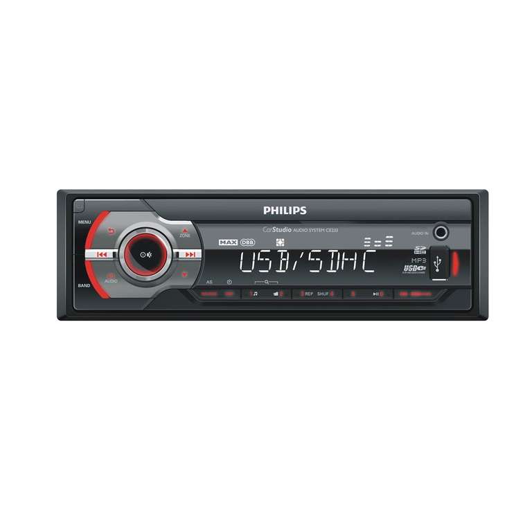 Autoradio Philips CE233 - USB/SD/AUX, 4 x 50W (via ODR 20€)