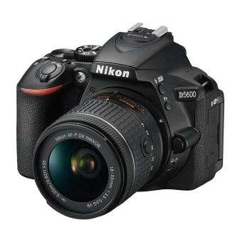 Appareil Photo Reflex Nikon D5600 Noir + Objectif AF-P 18-55 mm VR (via ODR de 100€)