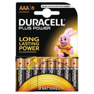 [Cdiscount à volonté] Packs de 8 Piles Duracell Plus Power LR03 - AAA