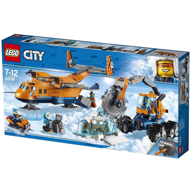 Jeu de Construction Lego City 60196 - L'avion de ravitaillement arctique (Via 37,50€ sur la Carte de Fidelité)