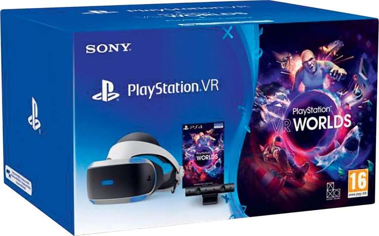 Casque de Réalité Virtuelle Sony PlayStation VR (V2) + Caméra + VR Worlds