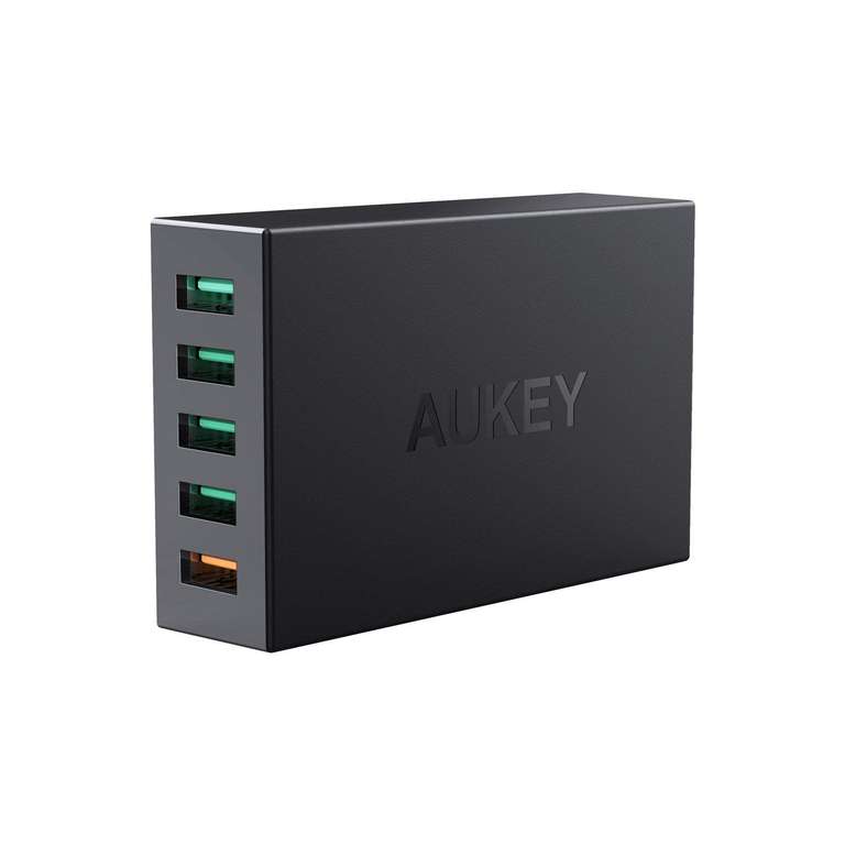 Chargeur Aukey Quick Charge 3.0 - 5 ports (Vendeur tiers)
