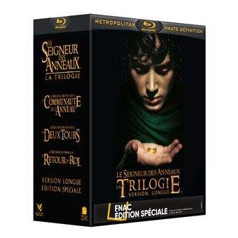 Coffret Blu-ray Le Seigneur des Anneaux - Trilogie (Version Longue) - 15 Disques (Edition Fnac)