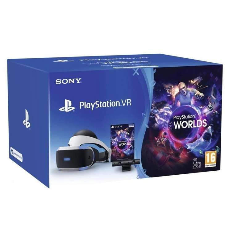Casque de réalité virtuelle Sony Playstation VR + Caméra V2 + VR Worlds (+ 20€ en SuperPoints) - 184.99€ avec le code BF18 (Boulanger)