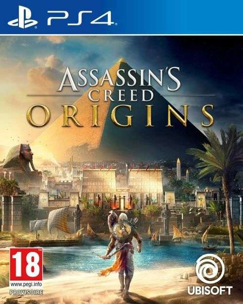 Assassin's Creed Origins sur PS4 et Xbox One (24,98€ avec welkom2658)