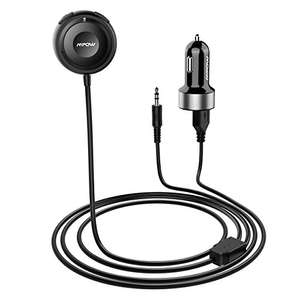 Kit Main Libre Voiture Mpow Adaptateur Audio Bluetooth 4.1 avec 2 Ports USB et Micro Intégré (Vendeur tiers)