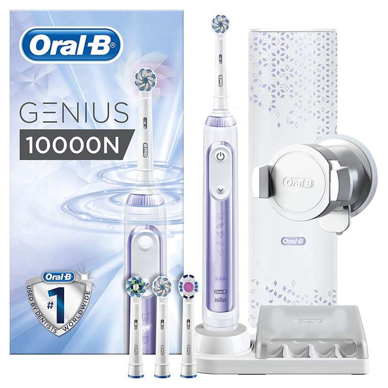 Brosse à dents électrique Oral-B Genius 10000N Orchid Purple (via ODR 35€)