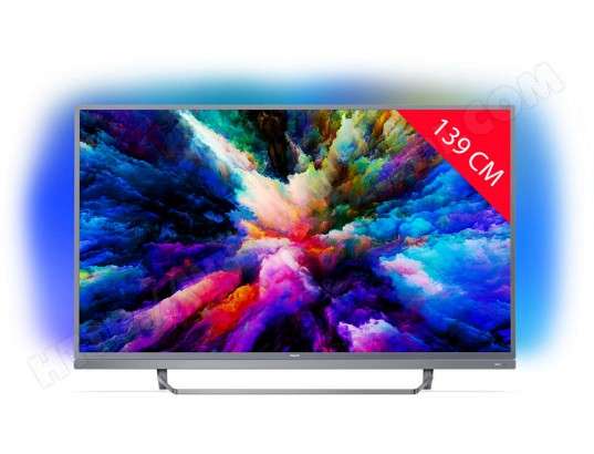 TV LED 55" Philips 55PUS7503 avec Ambilight (3 Côtés) - UHD 4K, HDR, Smart TV (Via ODR 100€)
