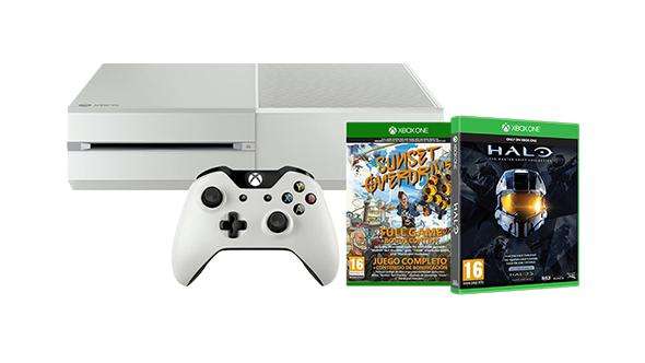 Console Xbox One édition Sunset Overdrive + Halo Master Chief Collection