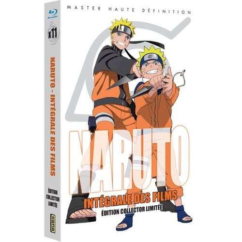 L'intégrale des films Naruto en Blu-Ray (62,20€ avec le code Clubr8)