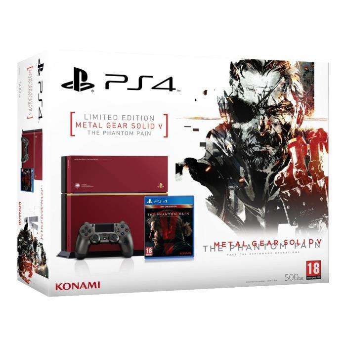 Précommande : Console PS4 500 Go - Edition limitée + Metal Gear Solid V : The Phantom Pain - Edition Day One