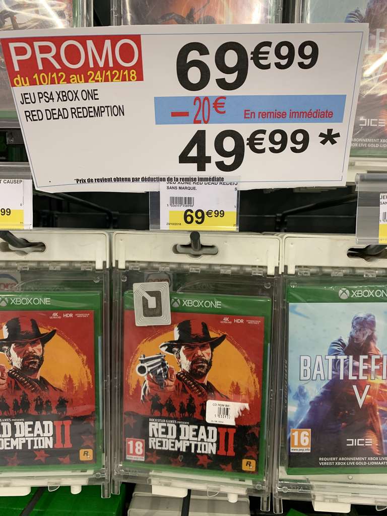 Jeux Xbox One Red Dead Redemption 2 sur Xbox One -  Coudekerque-Branche (59)