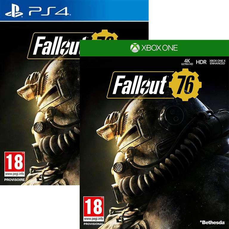Fallout 76 sur PS4 et Xbox One