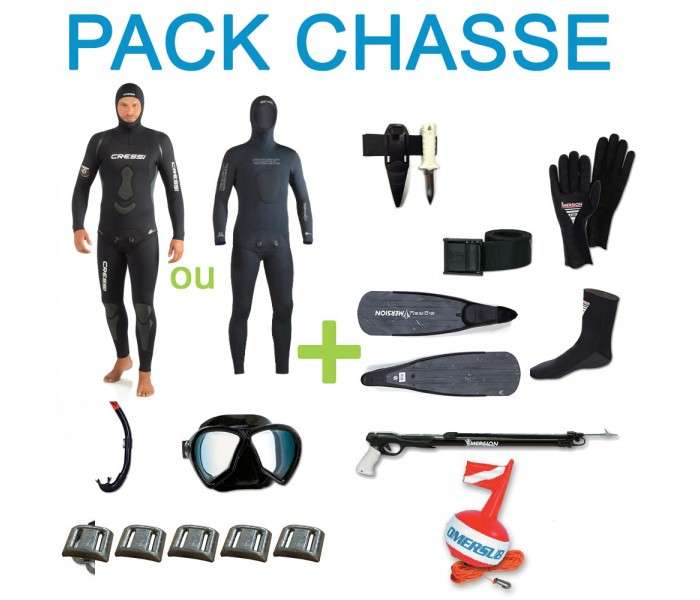 Pack complet chasse sous marine 7mm - Loisirs3000.fr