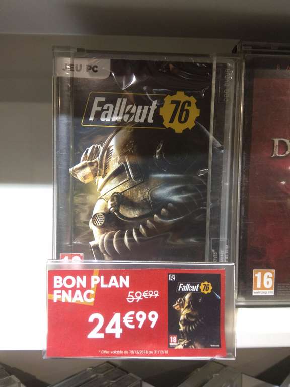 Fallout 76 sur PC, PS4 et Xbox One (Paris-Ternes75)