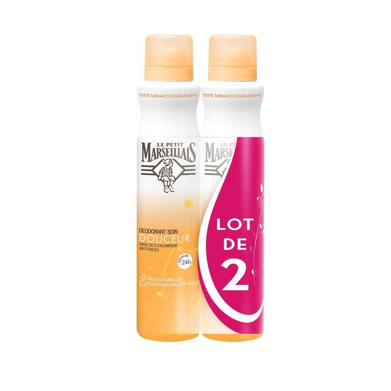 Déodorant huile d'abricot sauge Le petit marseillais (via 4.14€ fidélité) - Carrefour drive Chambéry (73)