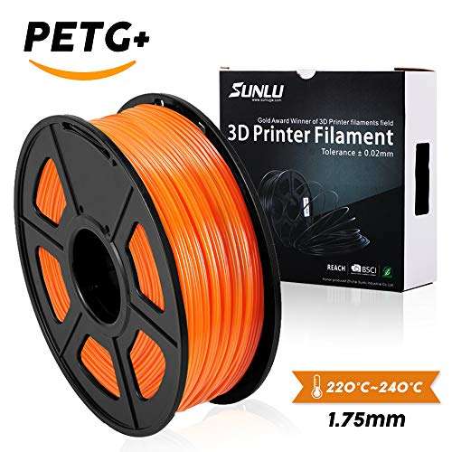 Filament pour imprimante Sunlu 3D PETG - 1.75 mm, 1Kg - Plusieurs coloris (vendeur tiers)