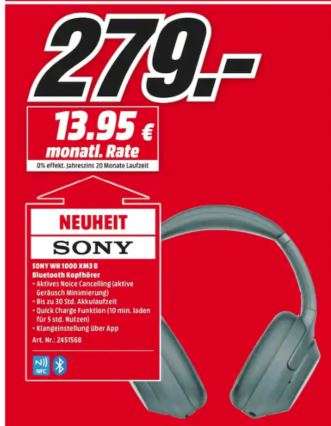 Casque audio sans-fil à réduction de bruit Sony WH-1000XM3 (Frontaliers Allemagne)