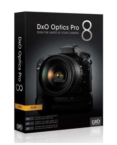 Logiciel de retouche photo DxO Optics Pro Elite 8 gratuit pour PC et Mac