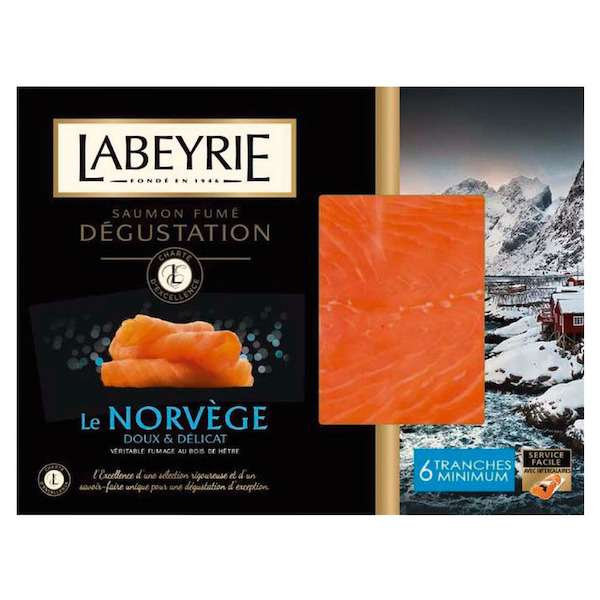 Saumon fumé Dégustation Le Norvège (via 5.50€ sur la carte de fidélité)
