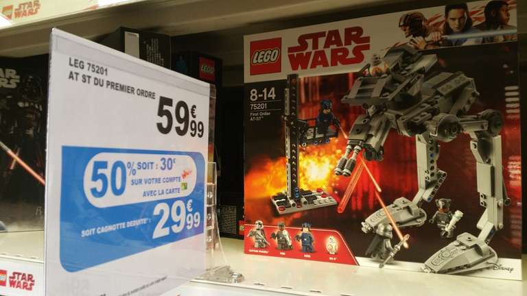 Lego Star Wars 75201 - First order AT-ST - La Defense 92 (Via 29.99€ sur la Carte fidélité)