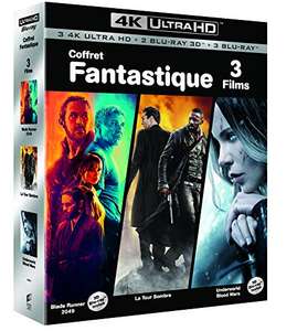 Coffret Blu-ray 4K : Fantastique : Blade Runner 2049 + La tour sombre + Underworld : Blood Wars