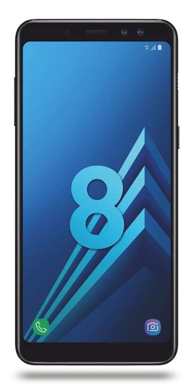 Smartphone 5.6" Samsung Galaxy A8 (2018) - 32 Go (Via ODR de 70€)