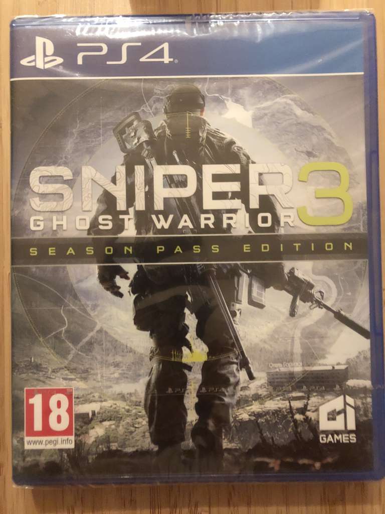Sniper 3 Ghost Warrior sur PS4 - Season pass edition - Lyon Part Dieu (69)