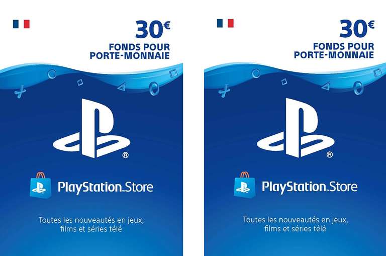 60€ de crédit Playstation Network France pour 25€ (Dématérialisé)