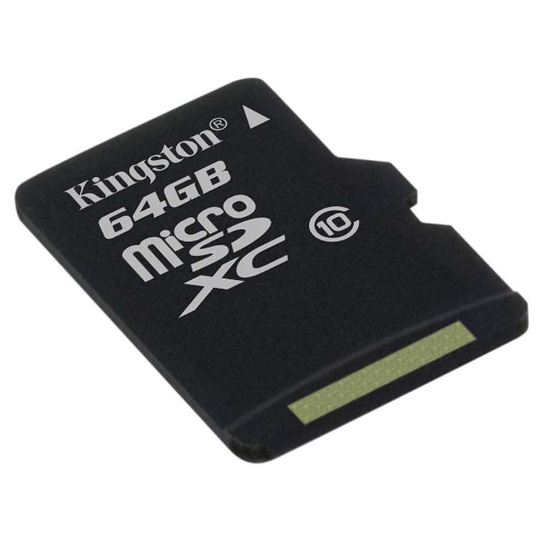 Carte MicroSD Kingston - U1, Classe 10, 64Go