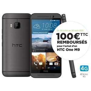 Smartphone HTC One M9 (avec ODR 100€)