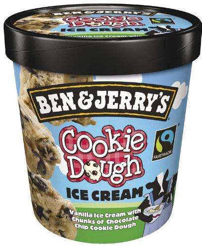 Pot de crème glacée “Ben  & Jerry's ” - 500 ml (via 40% sur la carte de fidélité et BDR de 1,20€)