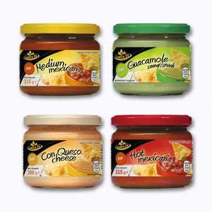 Sélection de sauces SANTA FE en promotion - Guacamole, mexicaine, cheese apéritif - 300g
