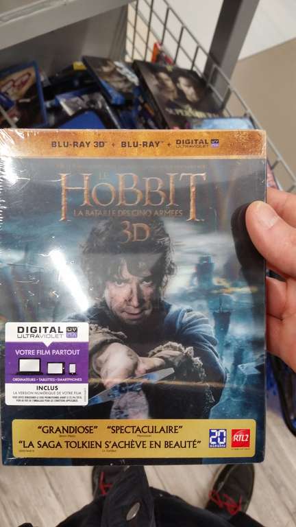 Bluray 3D Hobbit La Bataille des 5 armées - Bluray 3D + Bluray + version numérique - Bois-d'Arcy (78)