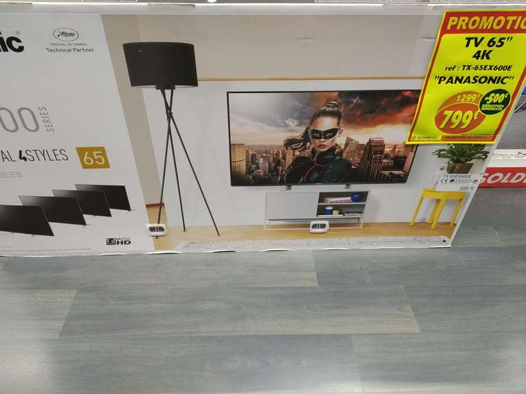 TV 65" Panasonic TX65EX600E - Dalle VA, UHD 4K, HDR, smart TV (Bonneuil-sur-Marne 94)