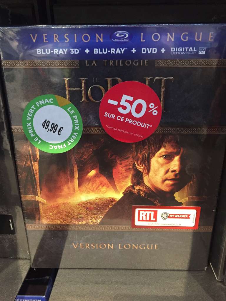 Coffret Blu-ray Le Hobbit : La Trilogie (Version longue) - Toulouse-Wilson (31)