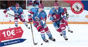 Place en catégorie pour le match de Hockey sur glace Ligue Magnus Lyon - Anglet le 14 Février 2019