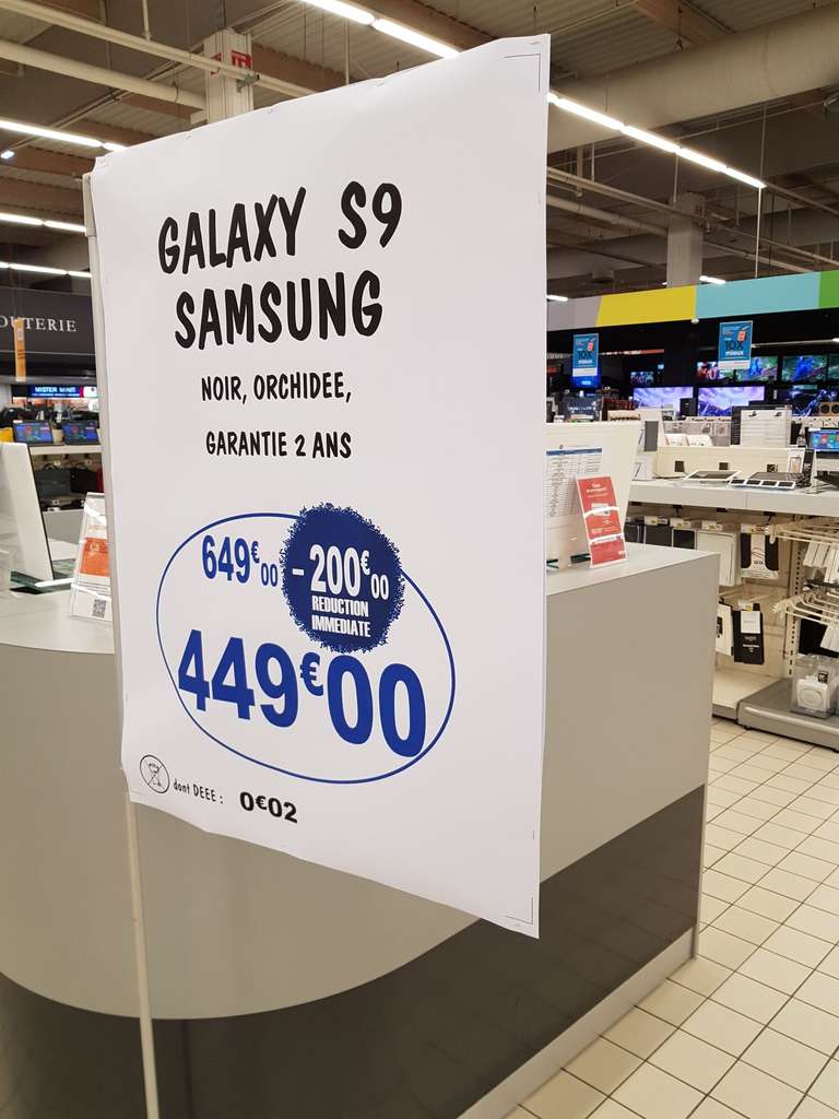Smartphone 5.8" Samsung Galaxy S9 - 64 Go, Leclerc Saint-Orens (31)