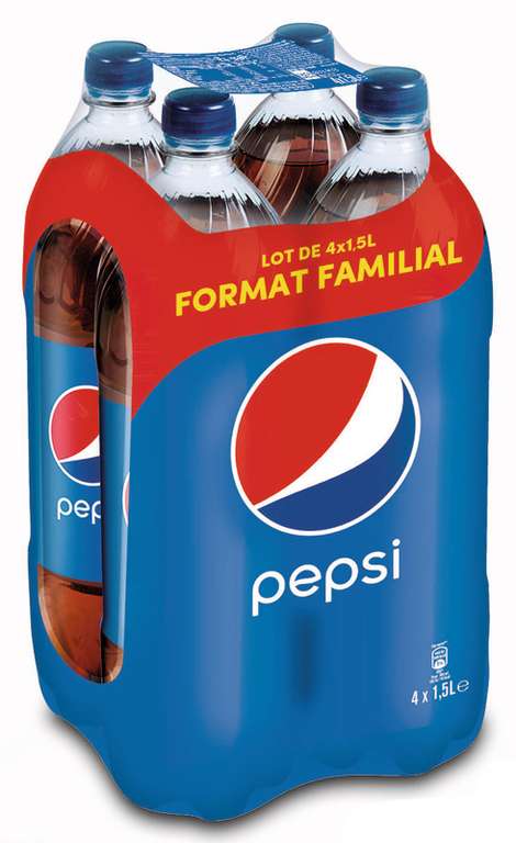 Pack de 4 Bouteilles de Pepsi - 4x1.5L