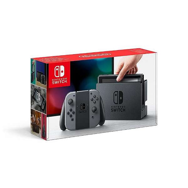 Console Nintendo Switch - avec paire de Joy-Con bleu/rouge ou noir