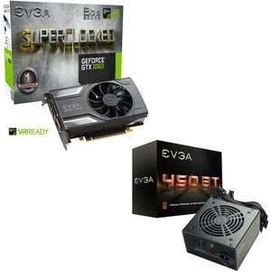 Carte graphique EVGA GeForce GTX 1060 SuperClocked Gaming (6 Go) + Alimentation EVGA 450 BT (450W) + Bundle Fortnite offert
