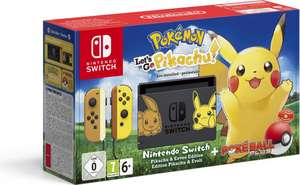 Sélection de produits Pokémon Let's Go en promotion - Ex : Console Nintendo Switch Édition Pokémon Let's Go Pikachu (Frontaliers Suisse)