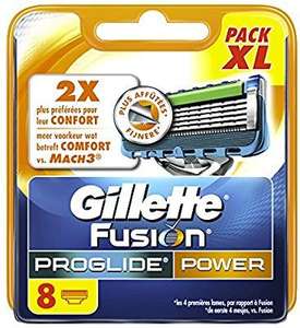 [Amazon Pantry] Lot de 8 lames de rasoir Gillette Fusion Proglide Power