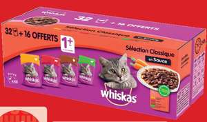 Boite de 48 sachets de Whiskas pour chat