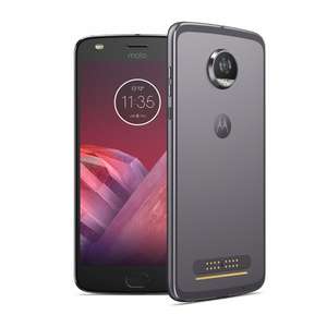 Smartphone 5,5" Motorola Moto Z2 Play Gris - Snapdragon 626 Octo Core 2.2 Ghz, 4 Go RAM, 64 Go (170,91€ avec le code HUMAN)